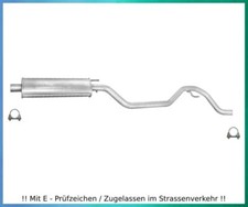 Mittelschalldämpfer für Opel