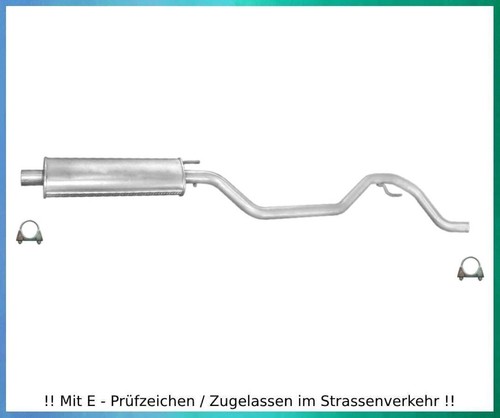 Mittelschalldämpfer für opel - für,