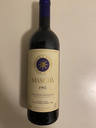 Sassicaia 1995 l bolgheri - sassicaia, 0,75