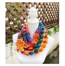 Crochet fancy pastel rainbow
