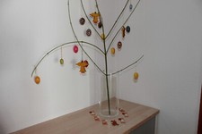 Osterdeko Erzgebirge 13 Eier 3 Narzissen + Streudeko Hase, süüüüß ♥♥♥♥♥