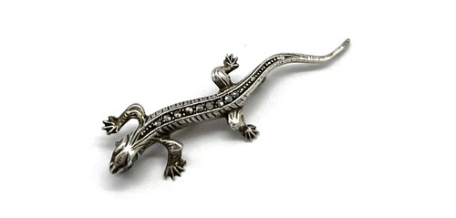835 silber brosche - 835/-,