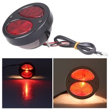 Chrom Schwarz LED Motorrad