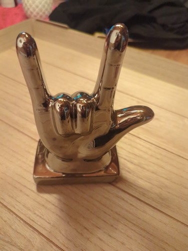 Rock metal hand - rock,