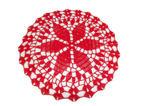 Häkeldecke rot durchmesser - häkeldecke,