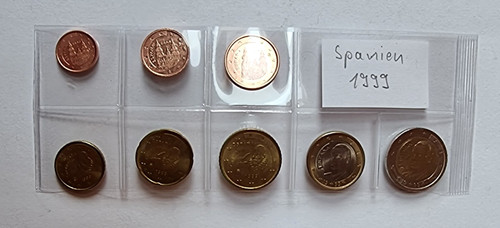 Spanien kms 1999 lose cent - spanien,