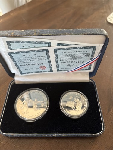 5000 10000 won silber münze - 5000, +
