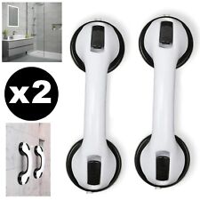 2 x Sicherheitsstütze Handschiene Griffe Bar Sauggriff Bad Dusche Badhilfe