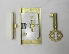 Schatullenschloß aus Messing