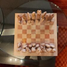 Schachbrett Speckstein 