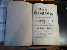 Antiker Atlas :Lenglet du Fresnoy "Kindergeographie"3.Aufl. 1758