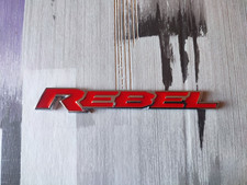 Dodge Rebel Schild rot -