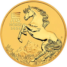 Goldmünze 1/10 Oz Lunar III