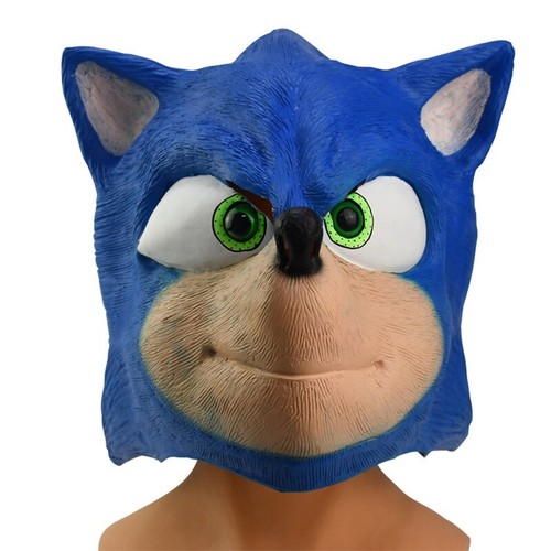 Sonic latex maske cosplay igel - latex,