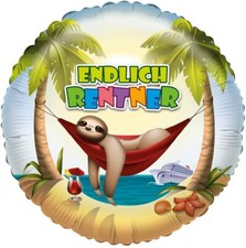 Folienballon Endlich Rentner