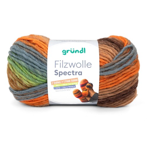 Gründl filzwolle spectra 100g - gründl,