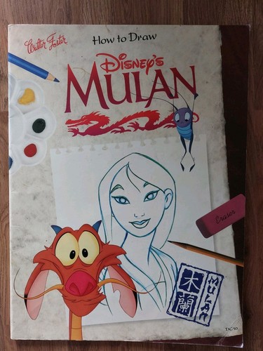 How draw mulan disney - draw,