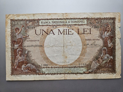 Rumänien 1000 lei 1938 - lei,