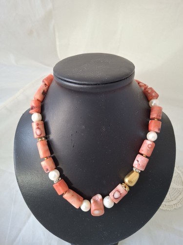 Vintage korallenkette mit - korallenkette,