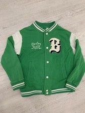 College Jacke Grün/weiß H&M