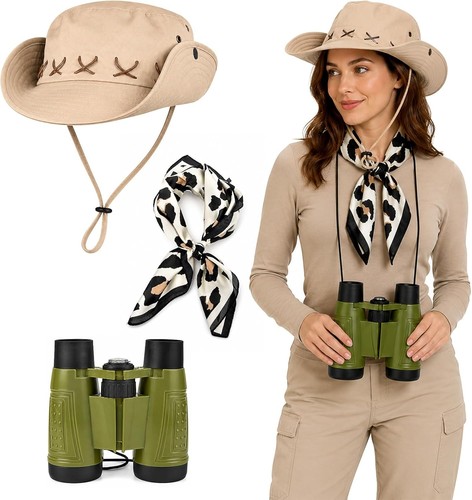 Damen safari kostüm set - damen, safari-kostüm-set