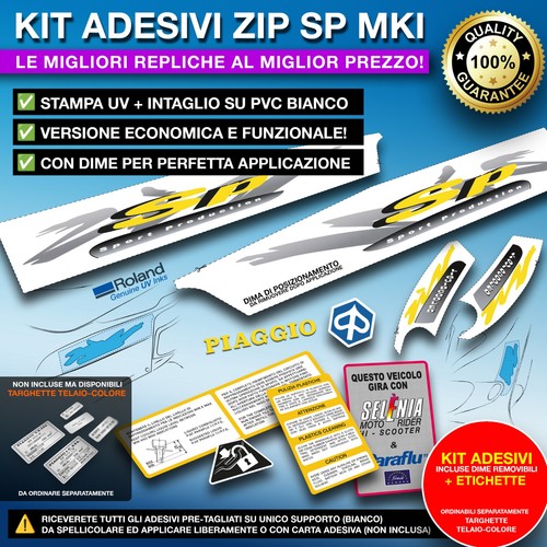 Zip aufkleber kit - kit, sp