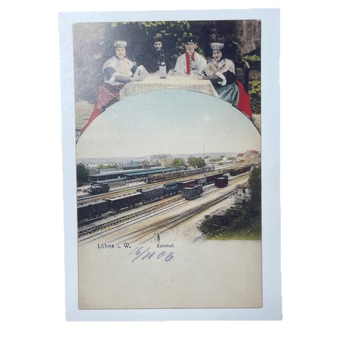 Postkarte reprint eisenbahn - ak,