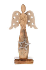Holz Engel mit Stern |