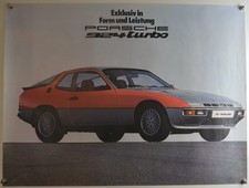Plakat Poster Porsche 924