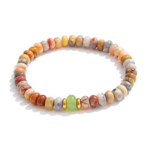 Naturstein perlenarmband damen - perlenarmband,