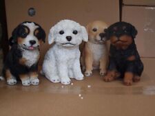 Deko Figur Welpe Hund verschiedene Gartenfigur wetterfest Esschert Design NEU