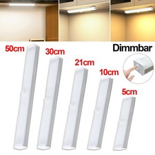 LED Unterbauleuchte mit Bewegungsmelder AKKU Lichtleiste Küche Schranklampe USB