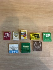 8 alte streichholzschachteln