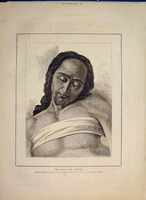 Original alter antiker Druck