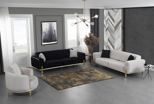 Luxus sofagarnitur dreisitzer - luxus,