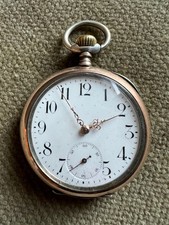 Antike Taschenuhr Silber Dedeon Thommen Zylinderhemmung - 47 mm ca. 1910 defekt