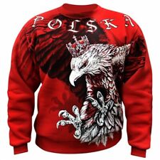 Pullover Sweatshirt Bluse Bluza Herren Polen Poland Polska Polnische Rot Adler