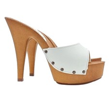 Damen Leder Clogs & Absatz 13