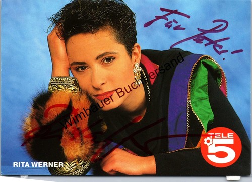 Original autogramm rita werner - original,