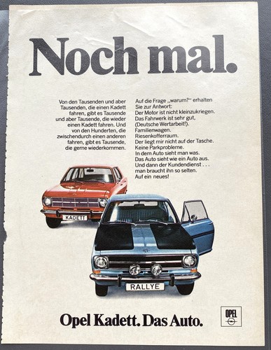 Opel rallye kadett - kadett, b