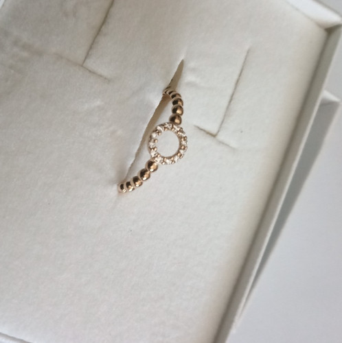 Ring fingerring kugelring - ring, 8