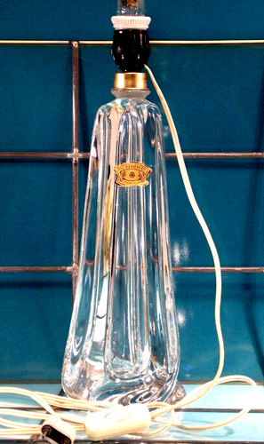 Tisch lampe glas - "val, st