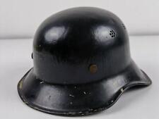 Stahlhelm Luftschutz, schwarzer Lack, vermutlich alt überlackiert , Größe 55