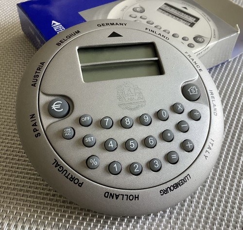 Metall taschenrechner euro - taschenrechner, +