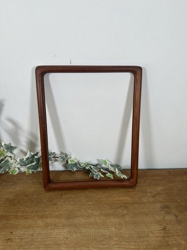 Vintage teakholz bilderrahmen - vintage,