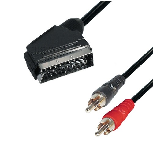 Scart auf cinch stecker - cinch, (