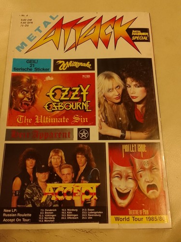 Metal attack fanzine - metal,