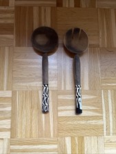 Salatbesteck aus Afrika - Holz