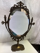 Vintage Messing Tischspiegel