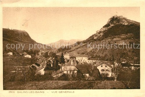 Salins les bains vue - salins-les-bains,